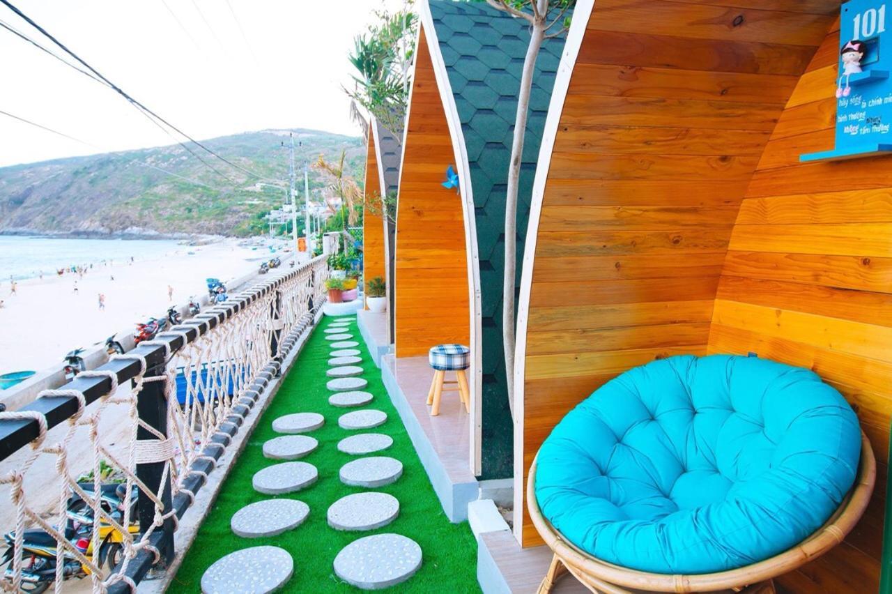 La Beach House Nhon Ly กวีเญิน ภายนอก รูปภาพ